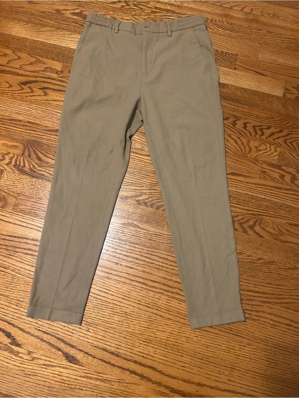 Zara Men's Chinos in Light Khaki